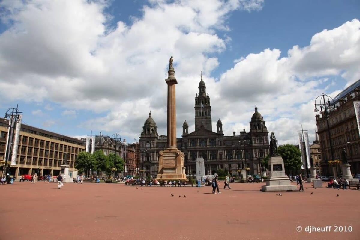 City Centre Apartment W Parking & Hyperoptic Wifi Glasgow Zewnętrze zdjęcie