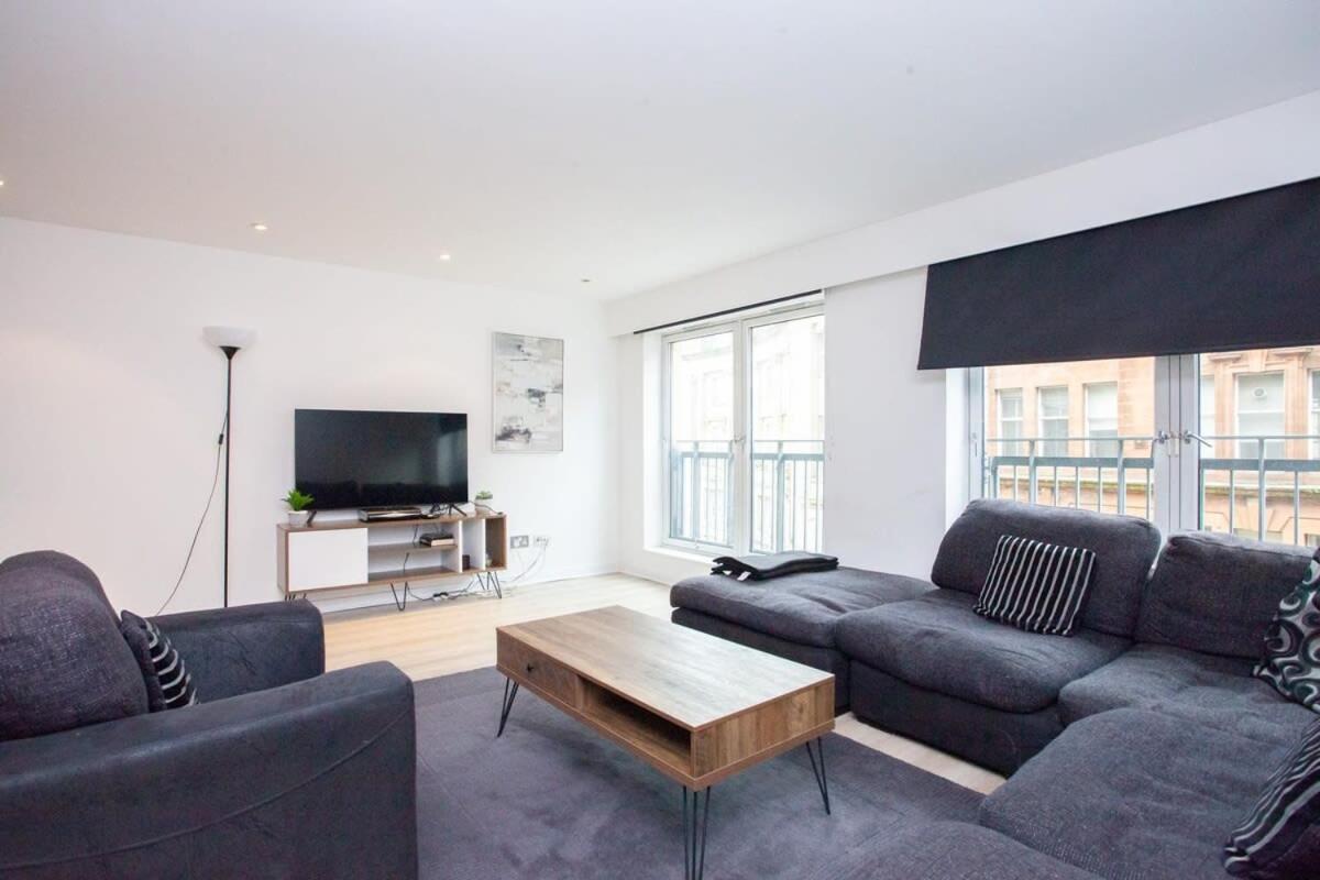 City Centre Apartment W Parking & Hyperoptic Wifi Glasgow Zewnętrze zdjęcie