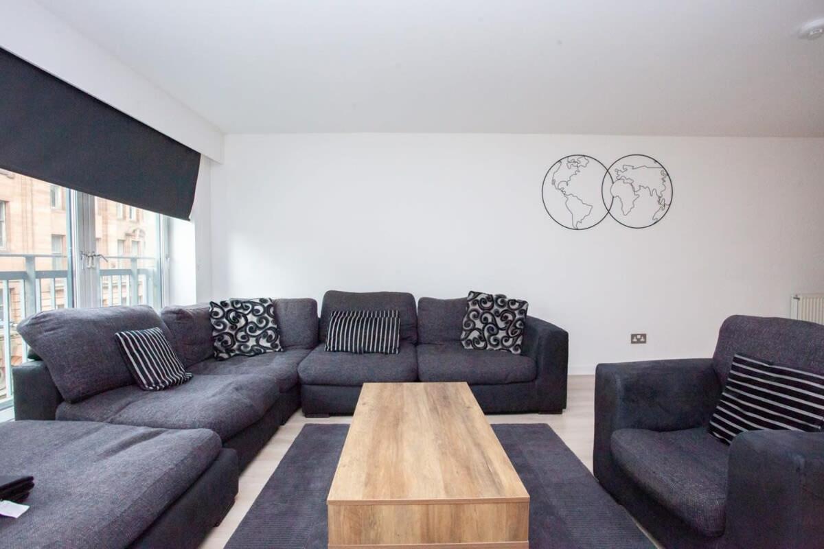 City Centre Apartment W Parking & Hyperoptic Wifi Glasgow Zewnętrze zdjęcie